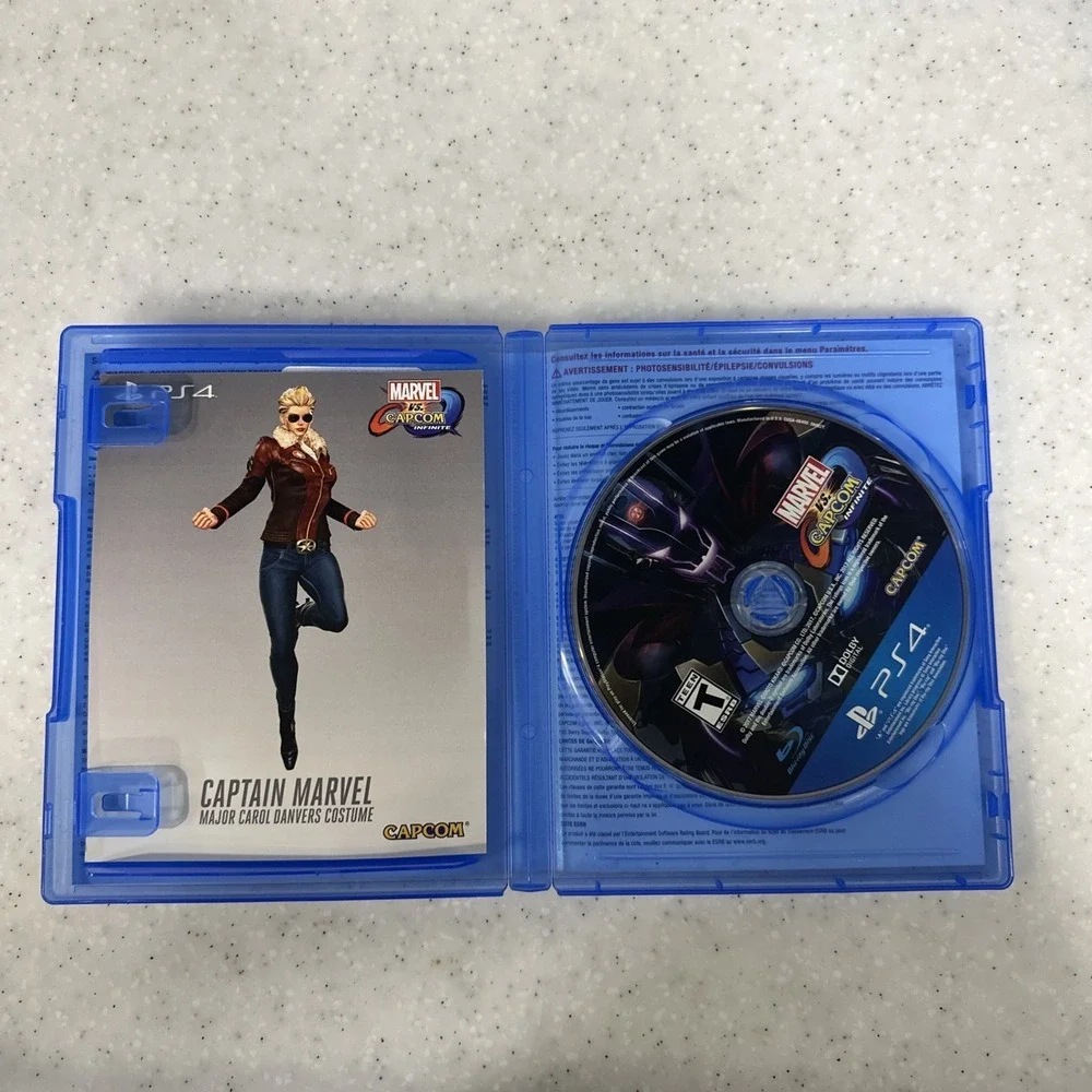 PS4 Game Lot Bundle (5 Games) Dead Rising 2, GTA V, Marvel vs Capcom Infinite